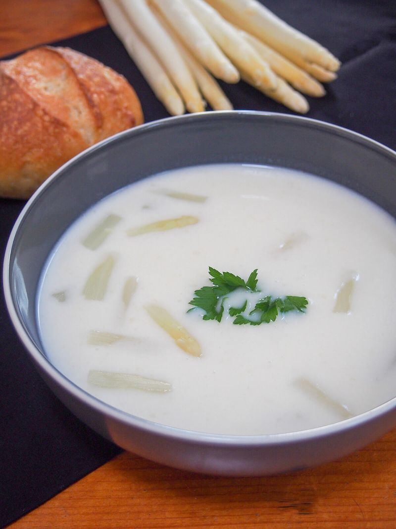 Spargelsuppe (German Asparagus Soup)