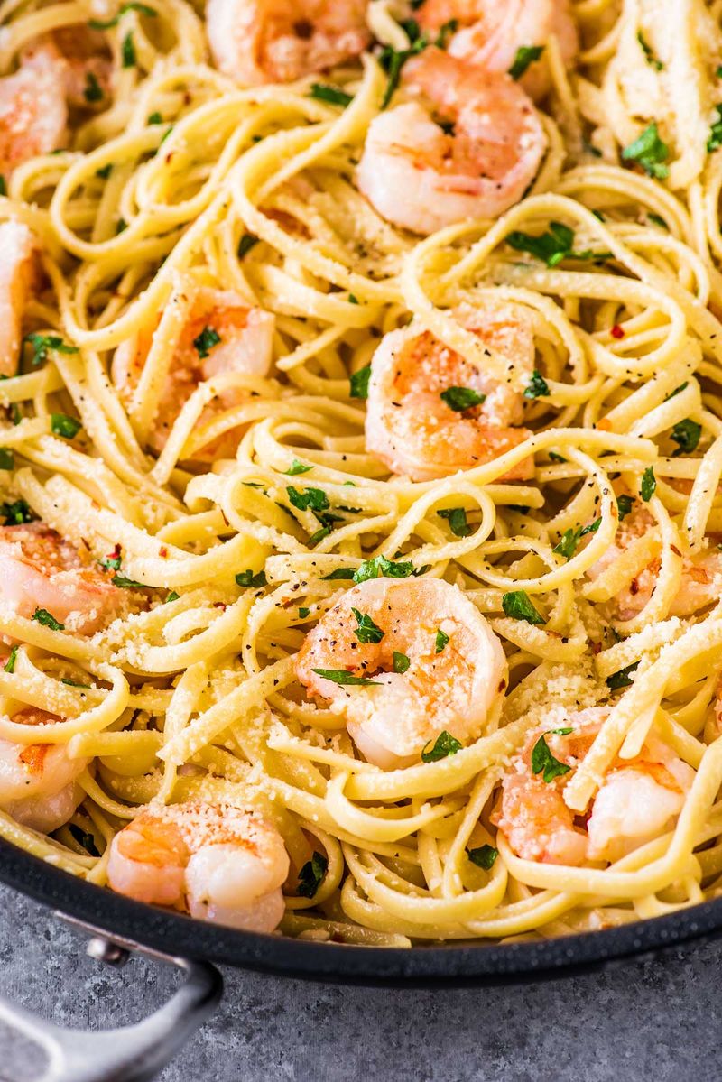 Shrimp Scampi Linguine