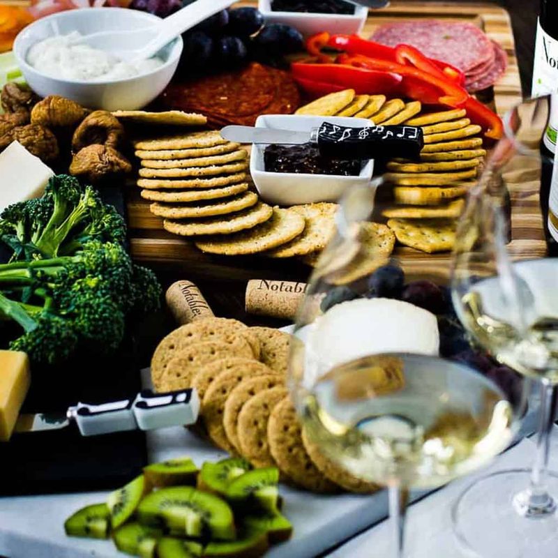 Crackers with Stilton