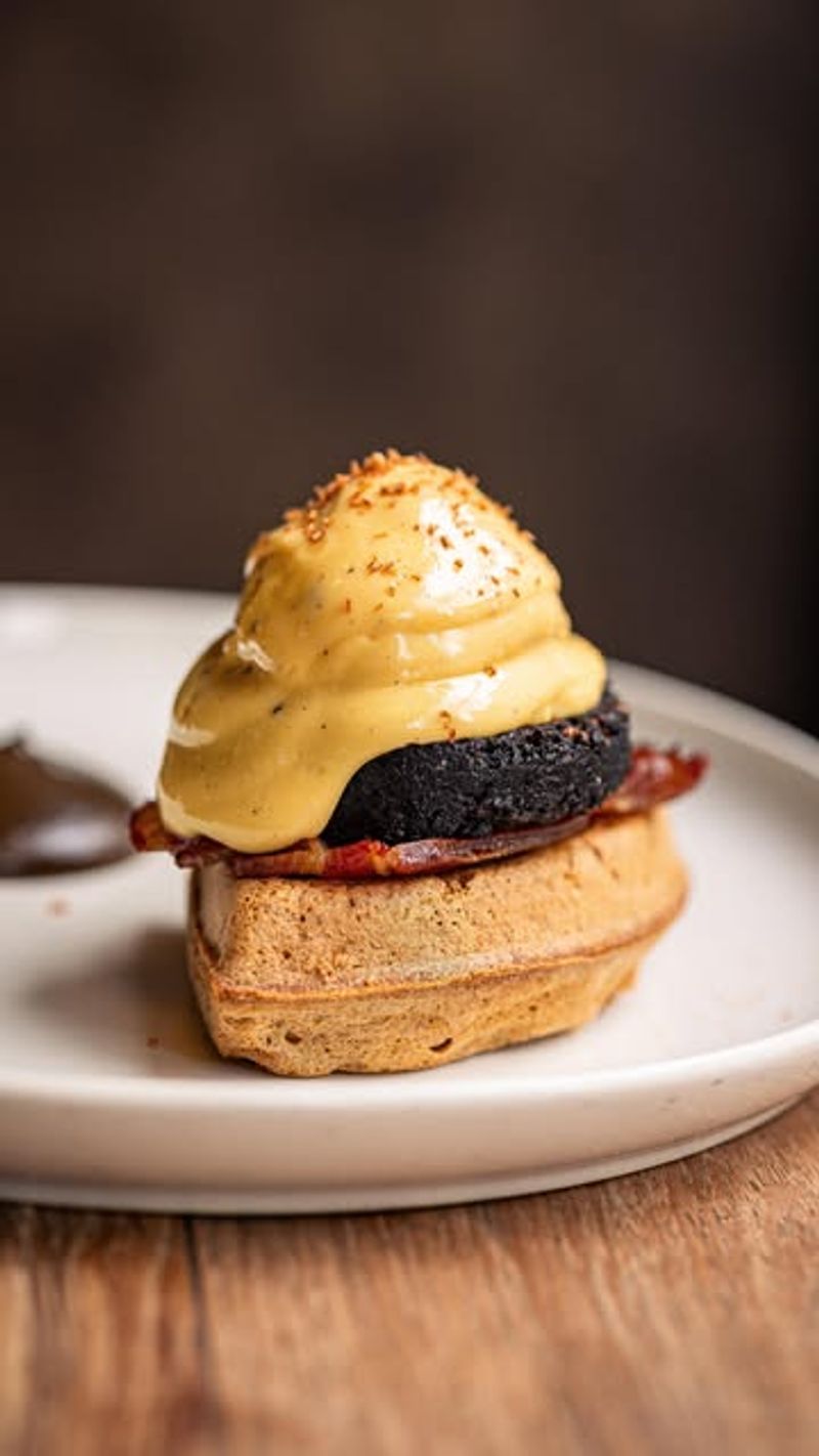 Honey Drizzled Over Black Pudding