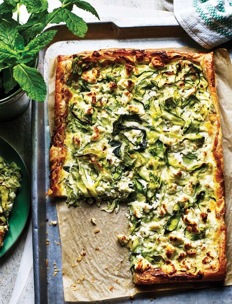 Courgette and Feta Tart