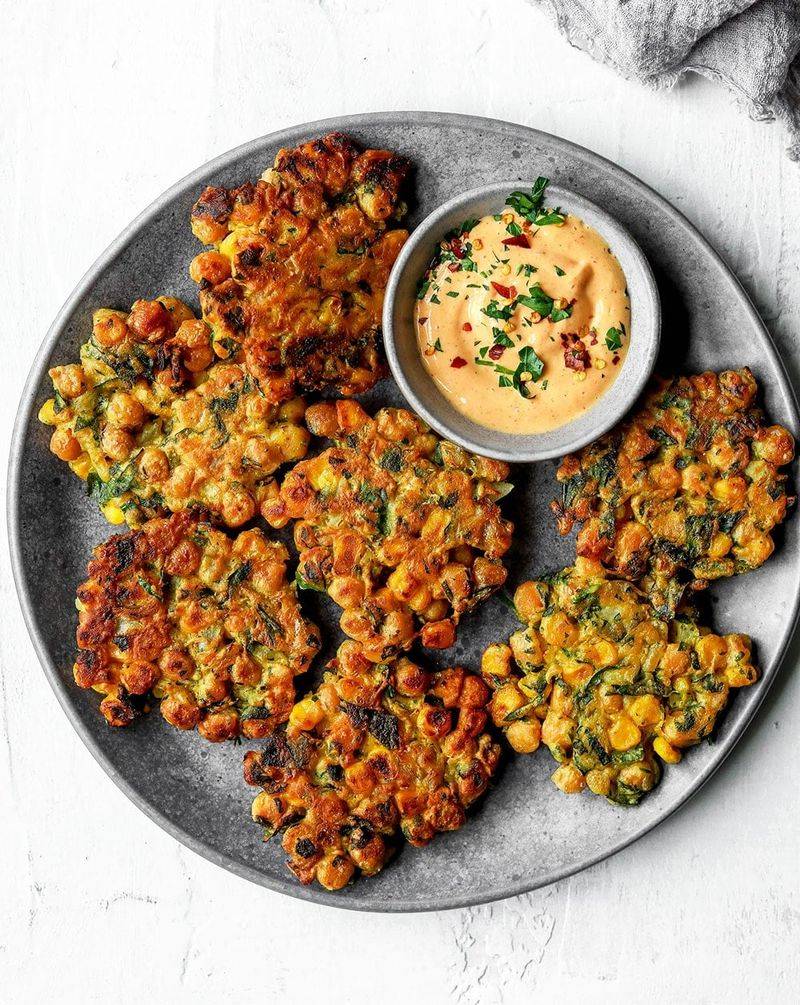 Spiced Chickpea Fritters