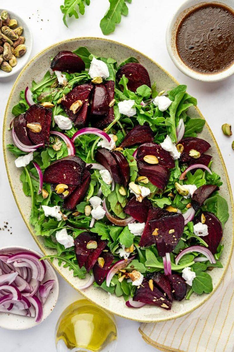 Roasted Beetroot and Goat Cheese Salad