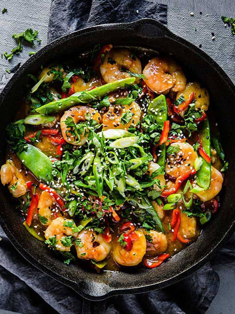 Shrimp Stir-Fry with Vegetables