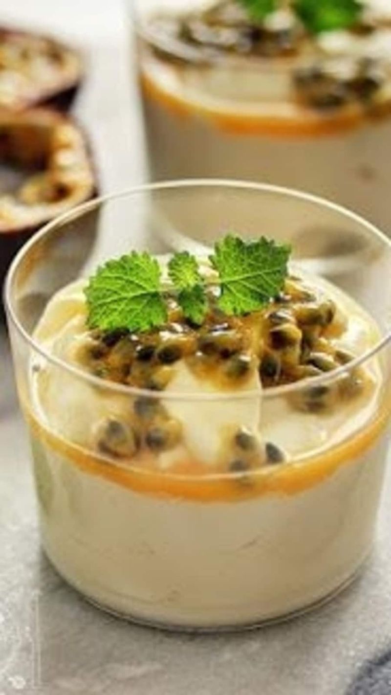 Passion Fruit and White Chocolate Mousse