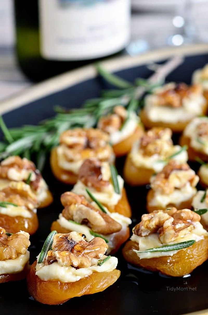 Stilton and Walnut Crostini
