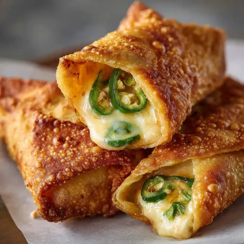 Jalapeño Popper Egg Rolls