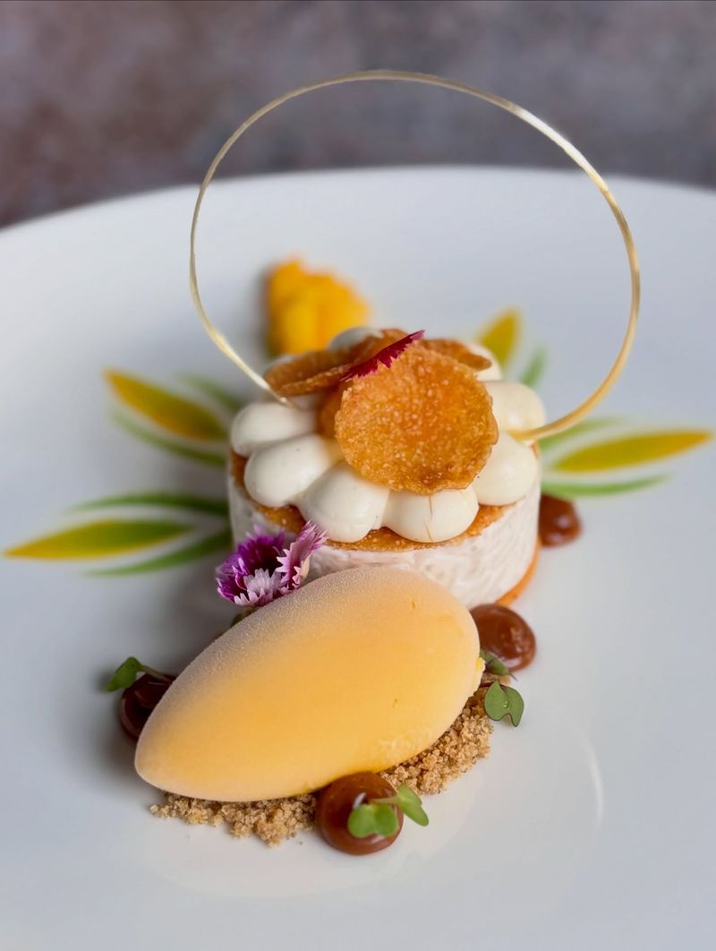 Mango and Kaffir Lime Soufflé