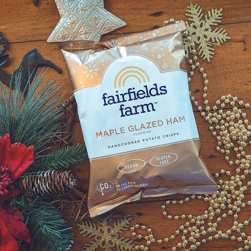Fairfields Farm Red Leicester and Caramelised Onion Crisps