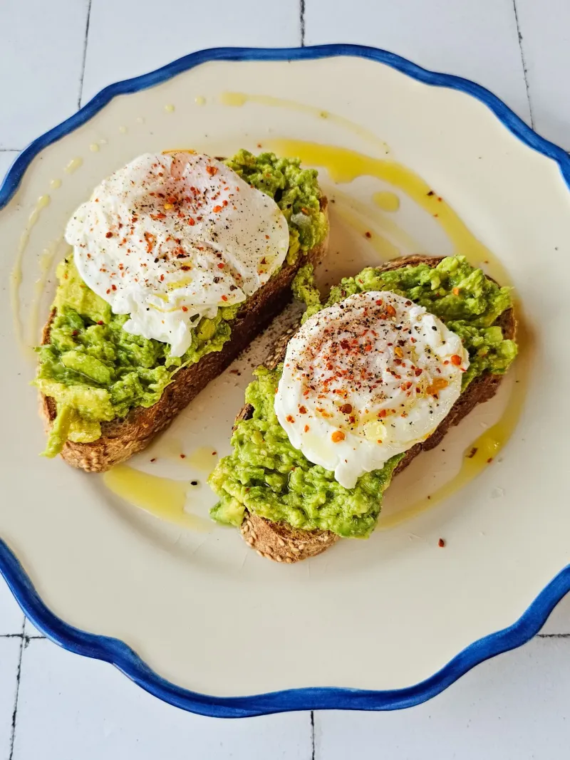 Avocado Toast with Poached Eggs