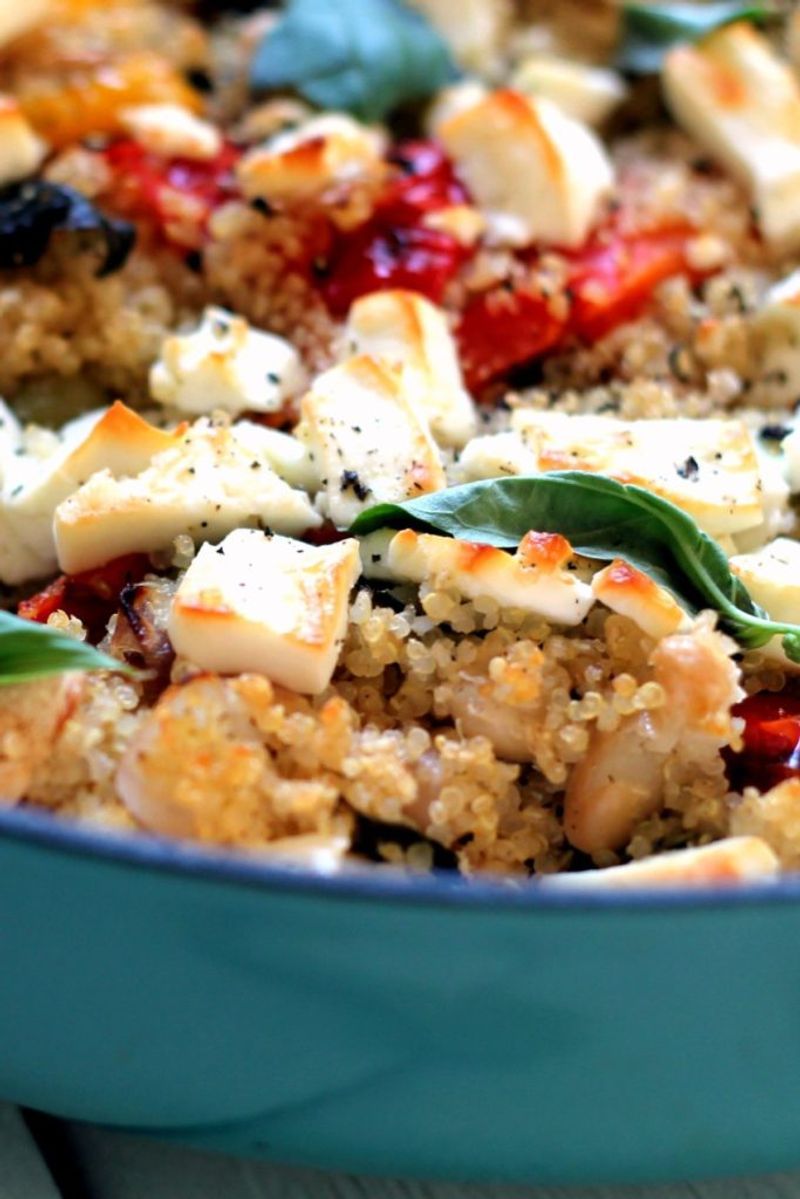 Quinoa and Roasted Vegetable Casserole