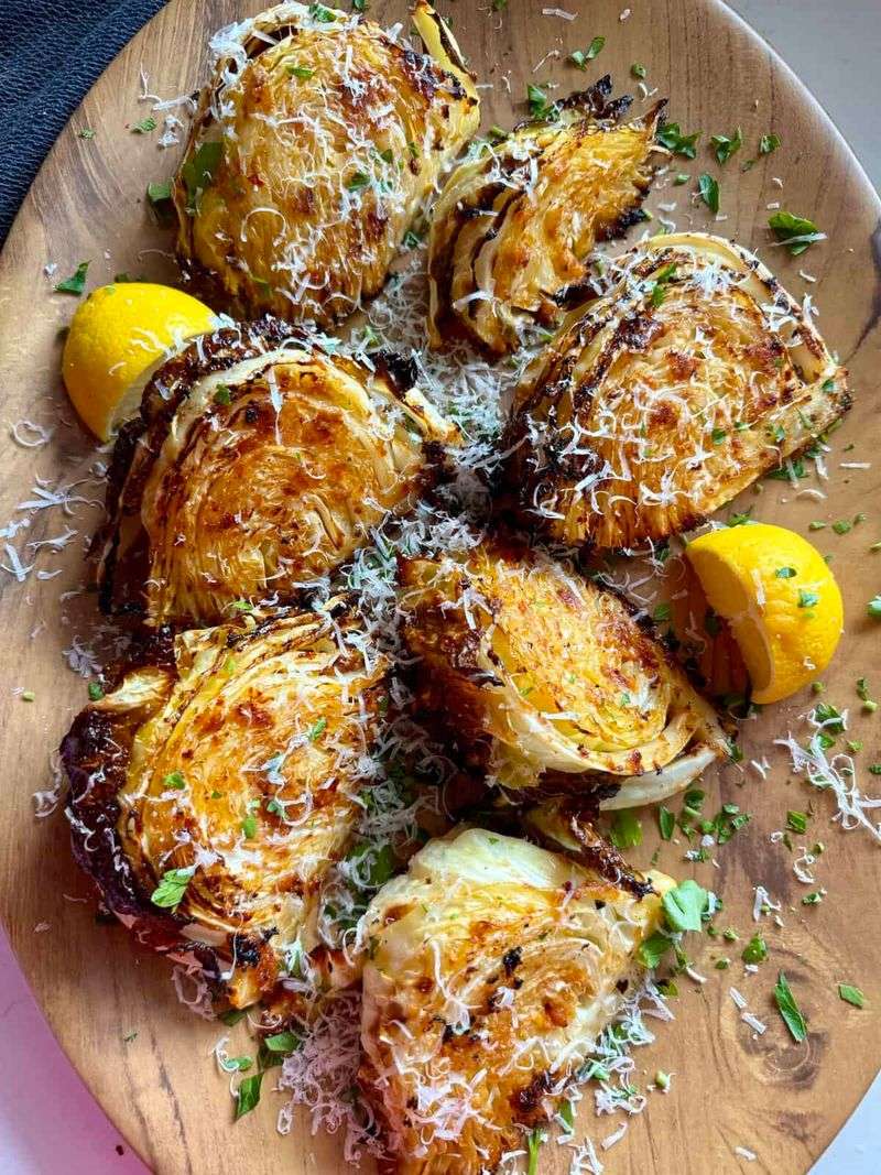 Roasted Cabbage Wedges