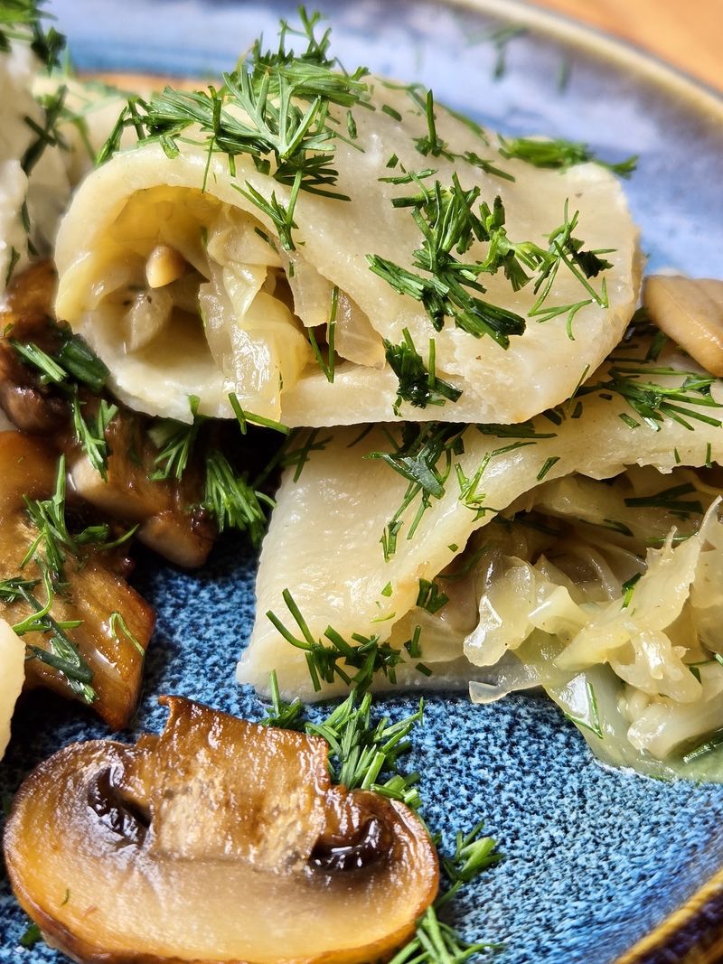 Cabbage and Mushroom Pierogies Filling