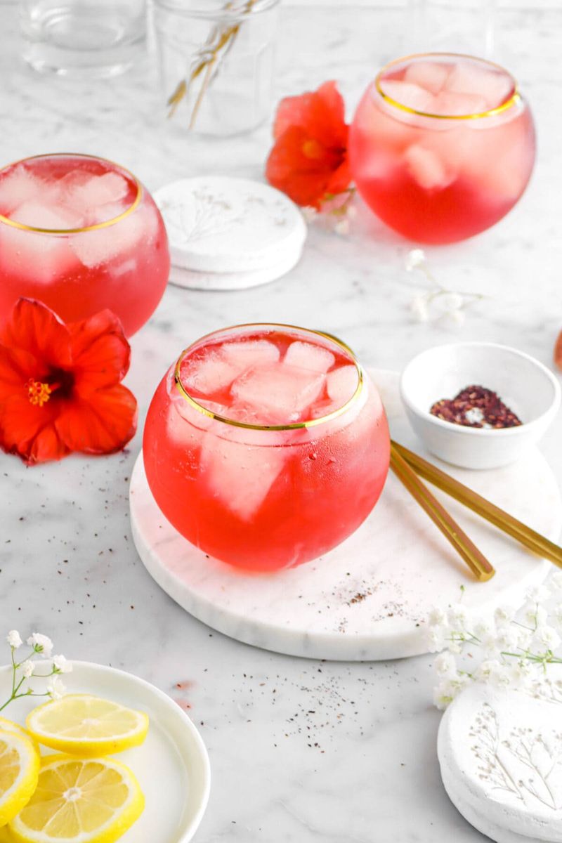 Hibiscus Syrup for Cocktails and Mocktails