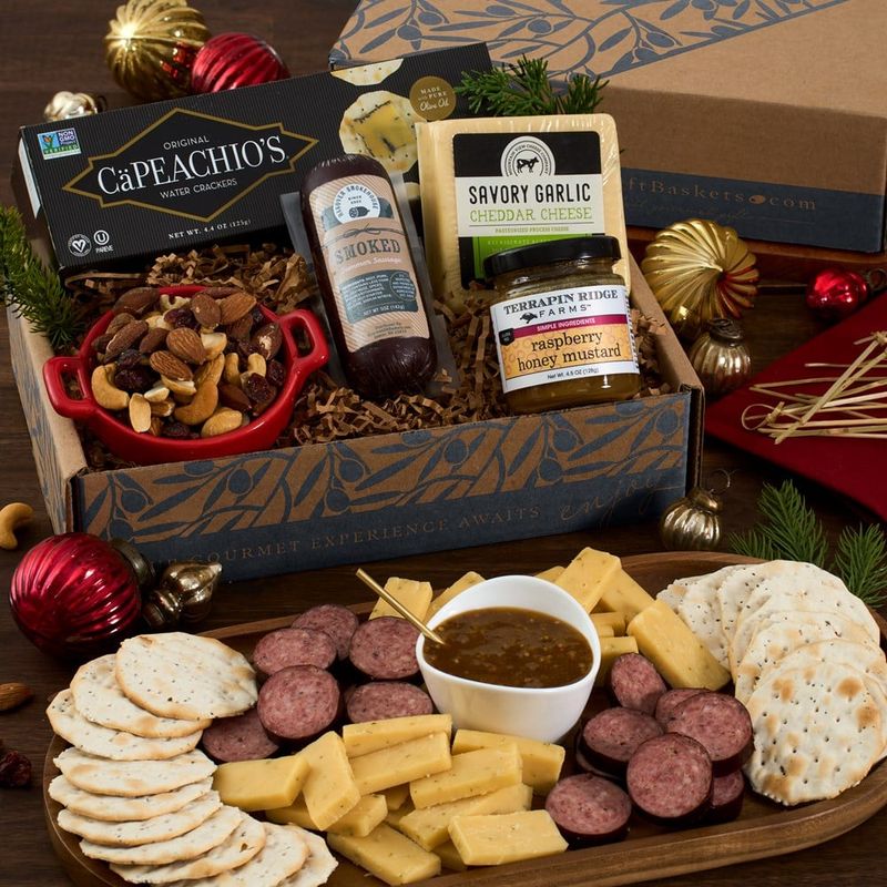 Charcuterie-Inspired Snack Box