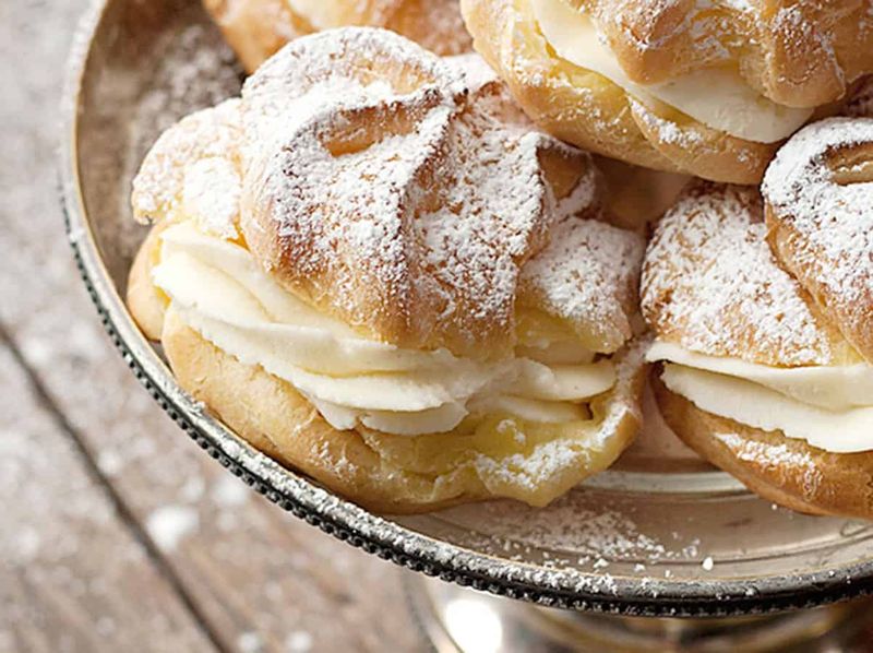Cannoli Cream Puffs