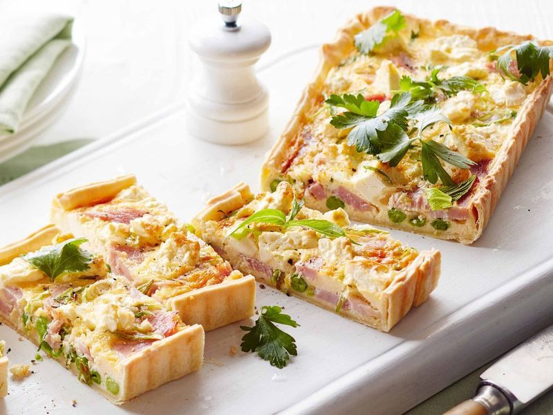 Ham and Mustard Tart