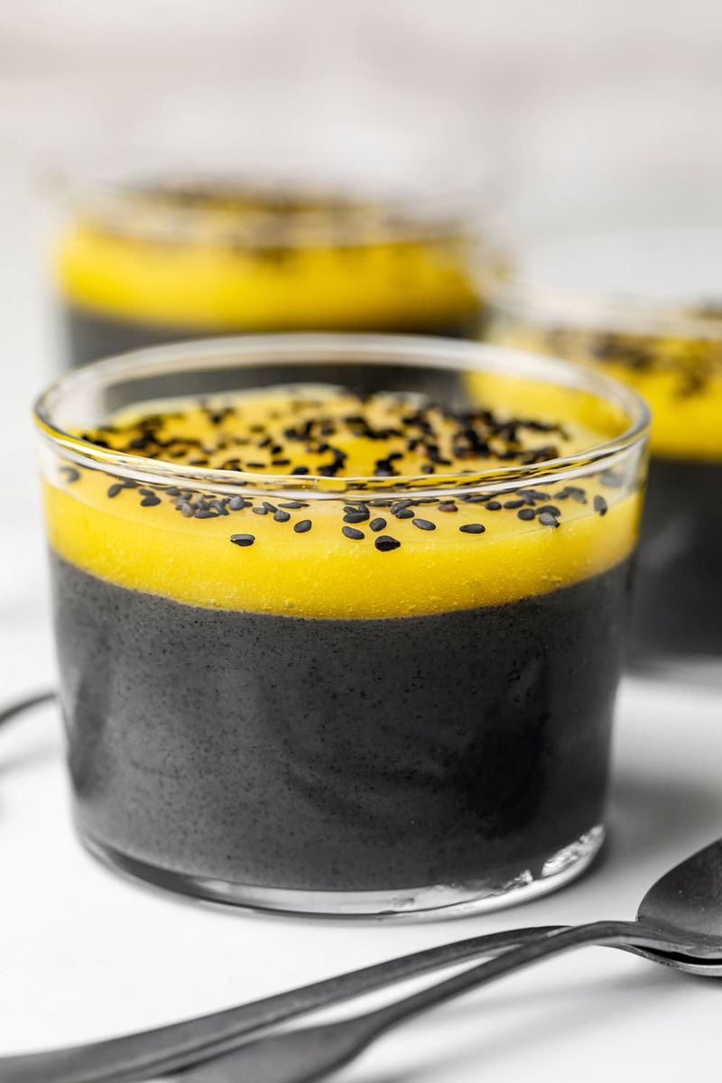 Black Sesame Creme Caramel