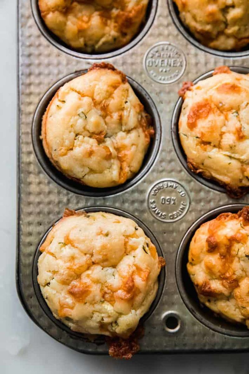 Zucchini Cheddar Muffins