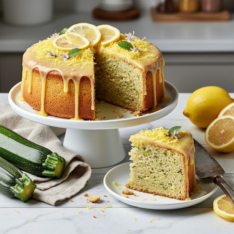Zucchini Lemon Poppy Seed Cake