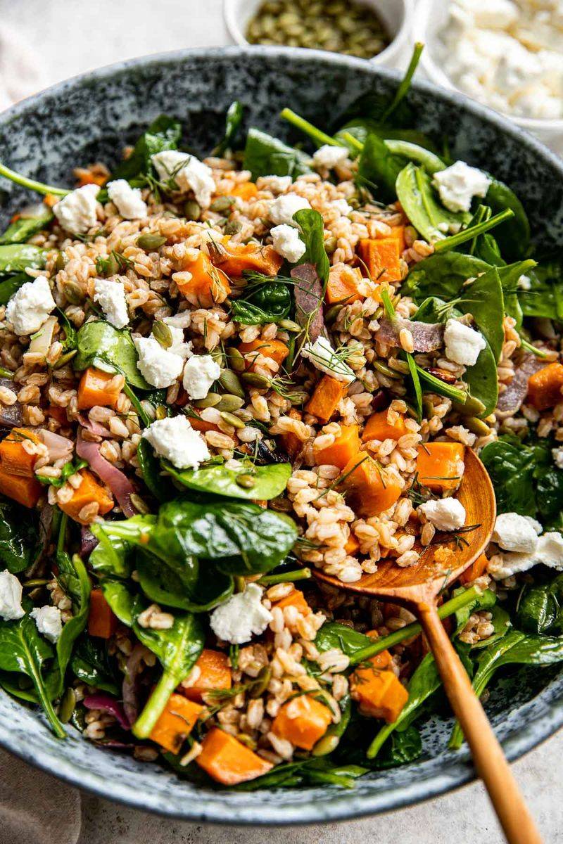 Farro and Roasted Vegetable Salad