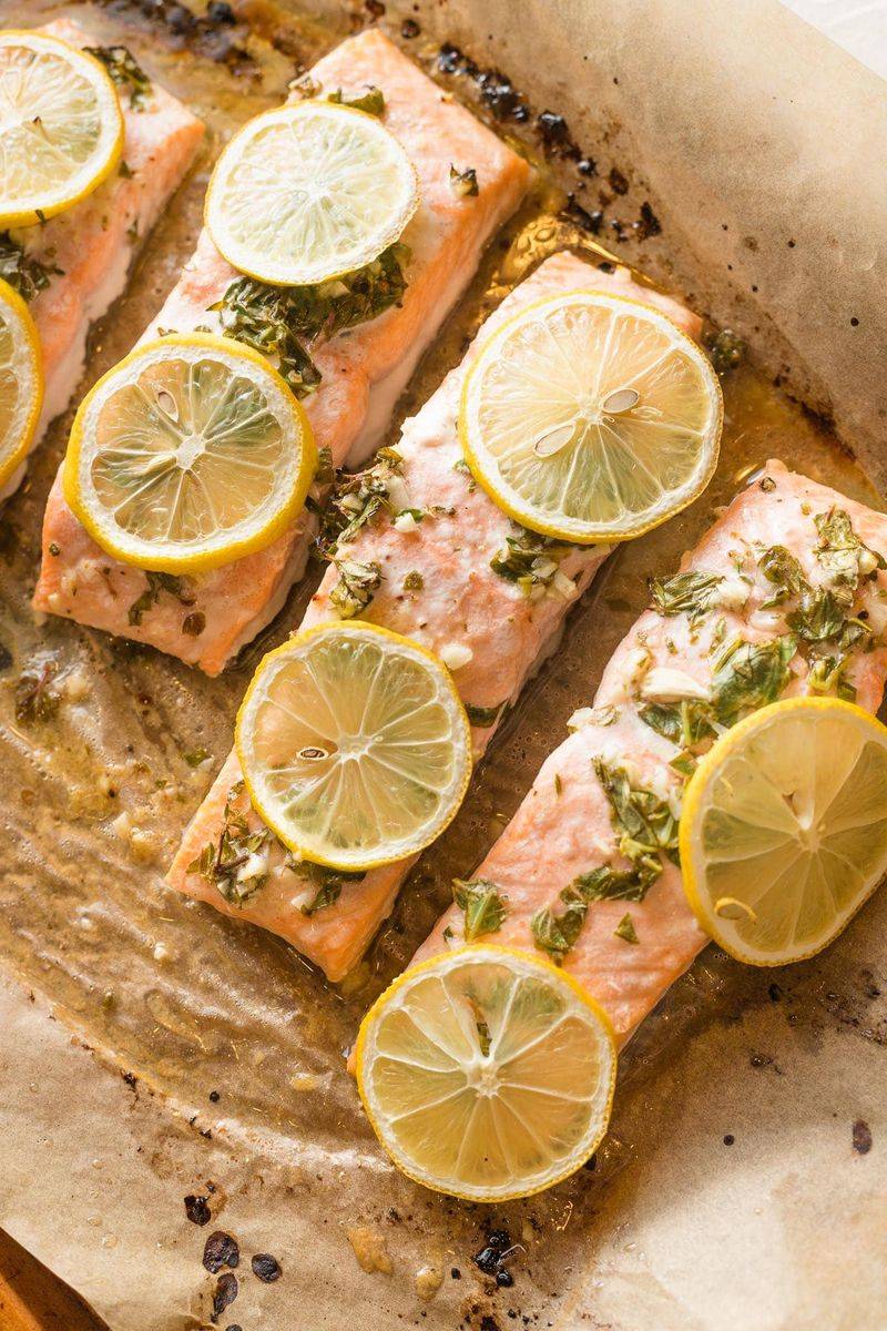 Baked Lemon Herb Salmon