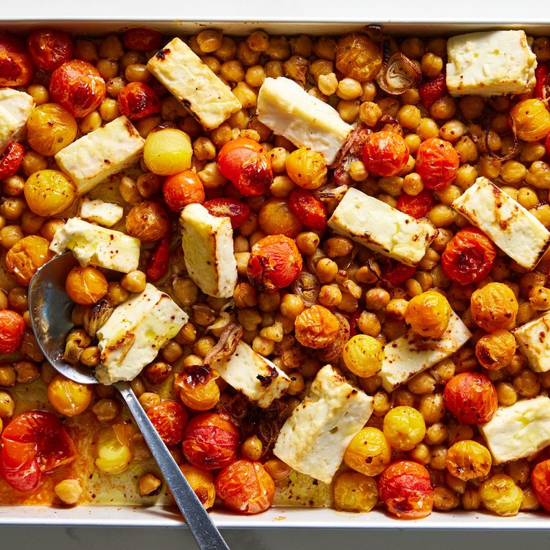 Mediterranean Baked Chickpeas