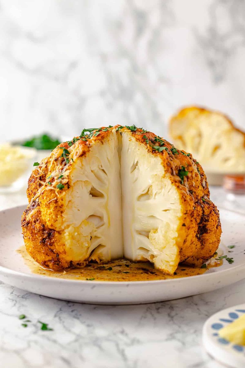 Whole Roasted Cauliflower