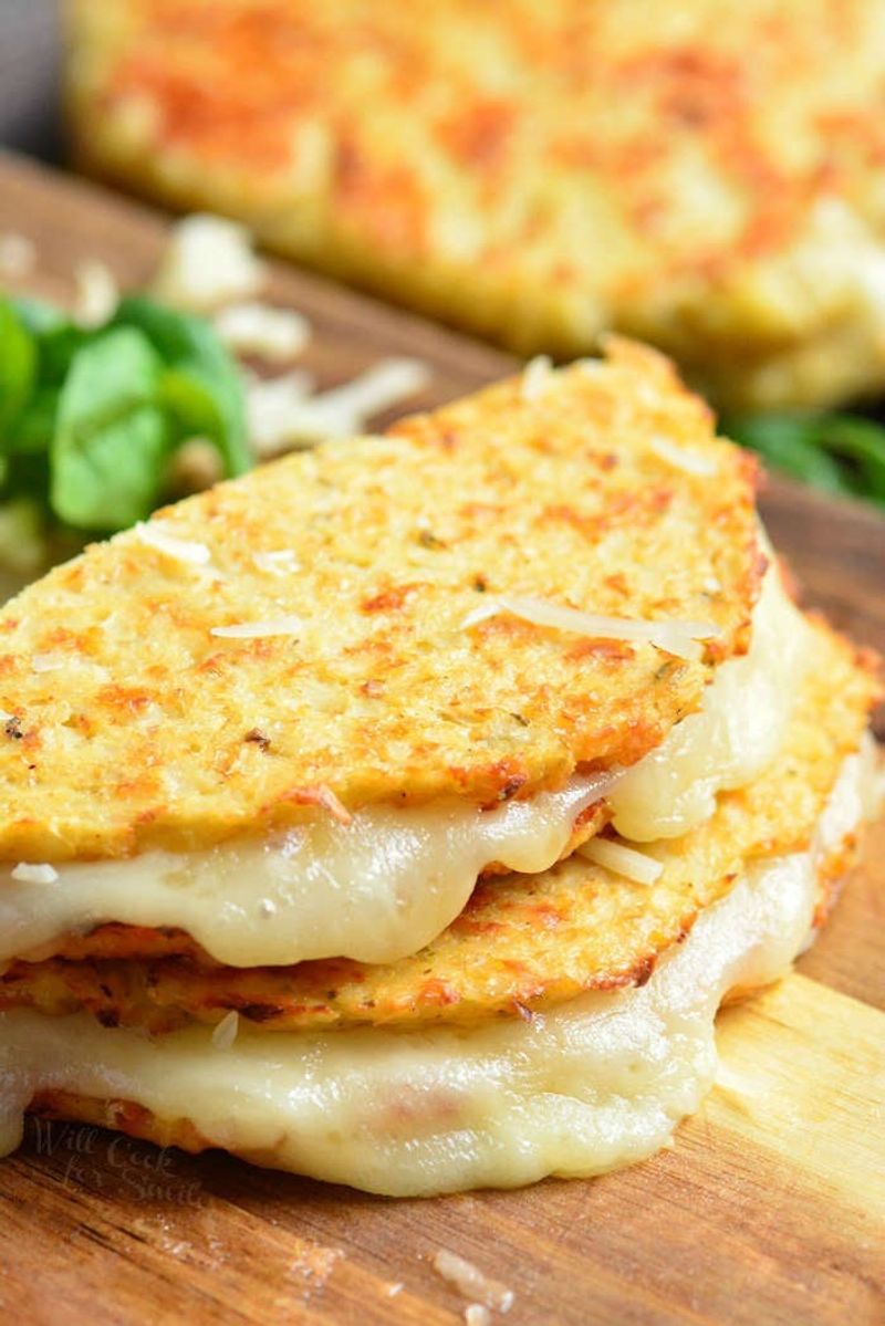 Cauliflower Grilled Cheese Dippers