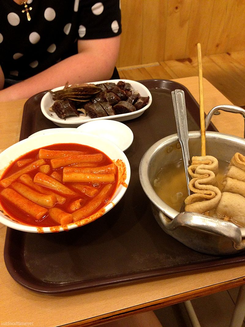Tteokbokki with Intestines - South Korea