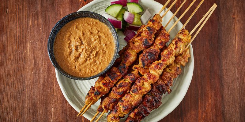 Satay with Peanut Sauce