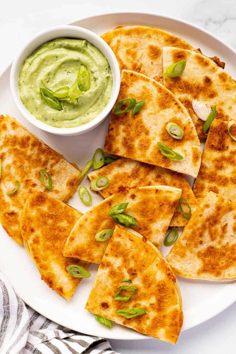 Cheddar Quesadillas