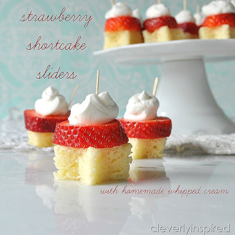 Strawberry Shortcake Bites