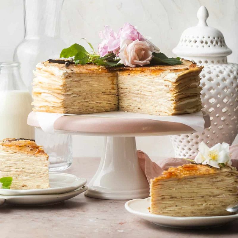Perfectly Layered Crepe Cake