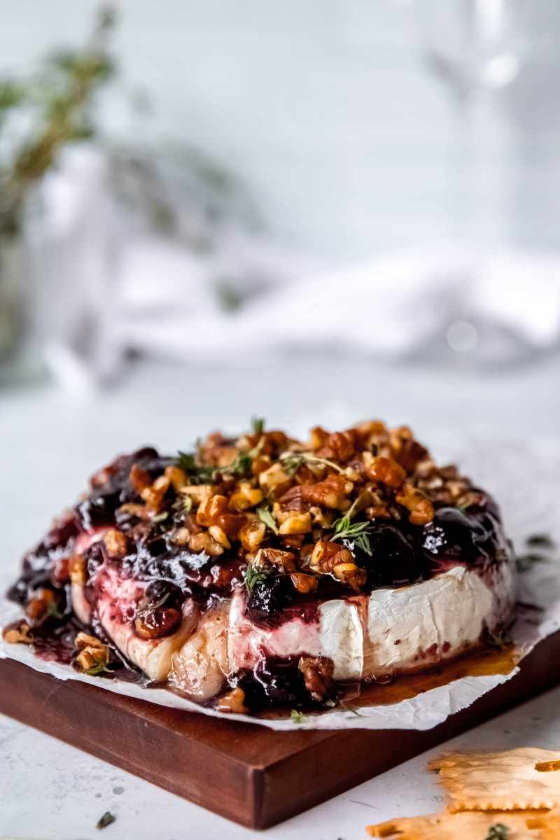 Baked Brie with Savory Toppings as a Main