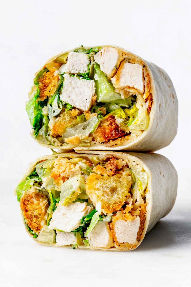 Chicken Caesar Wraps