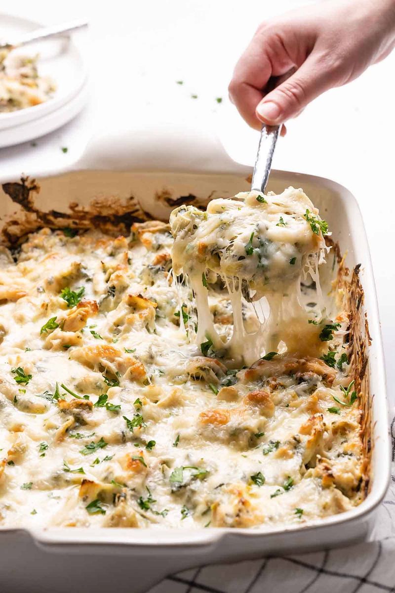 Spinach and Artichoke Casserole