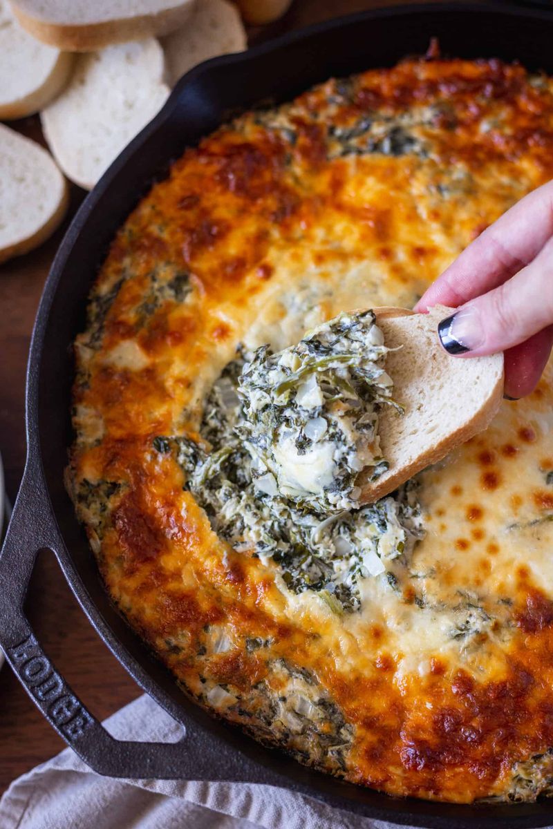 Spinach and Artichoke Dip with Cheese