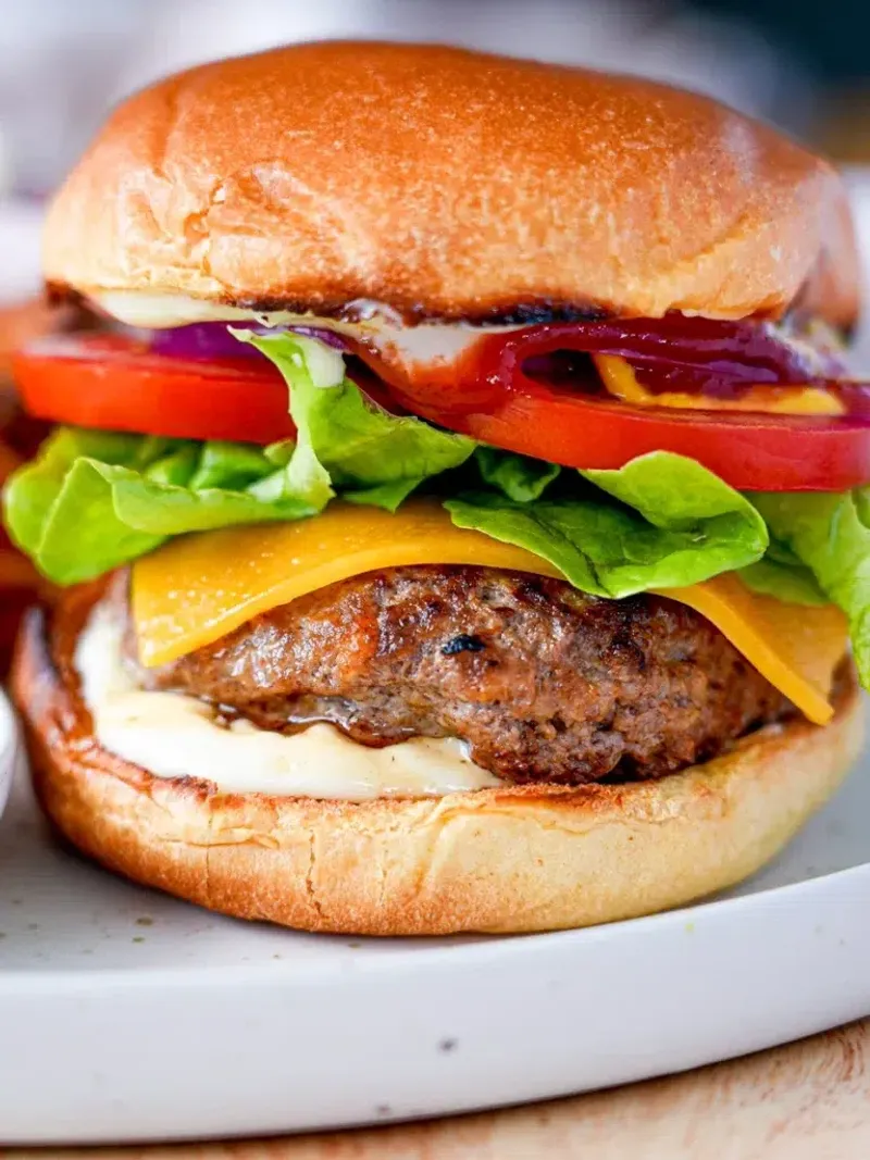 Beef Burgers with Special Sauce