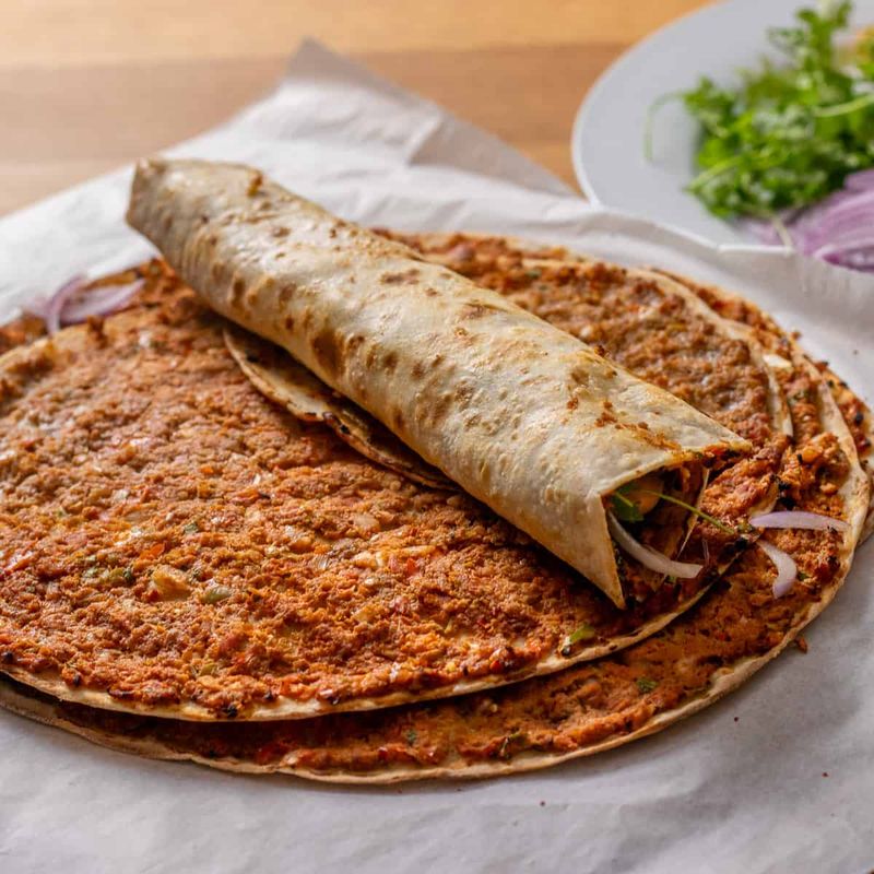 Turkish Mince Flatbreads (Lahmacun)