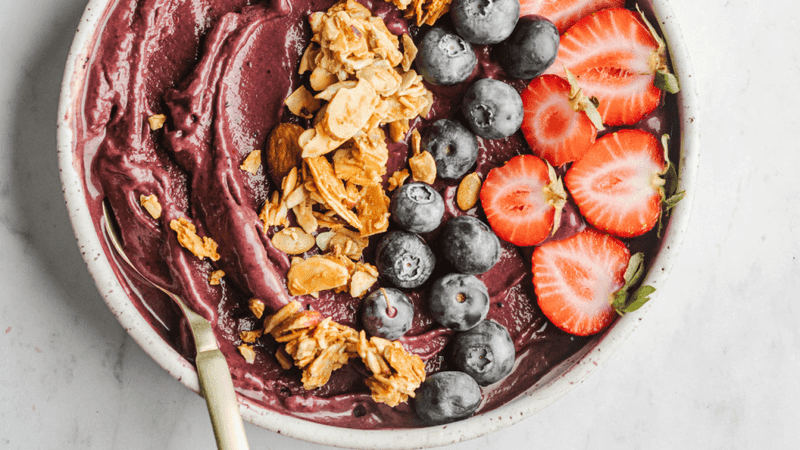 Acai Bowl with Fresh Fruit