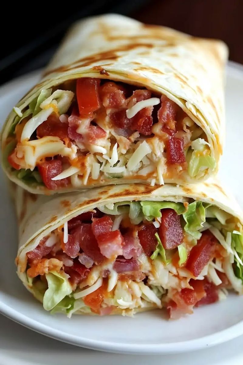 BLT Wrap with Chipotle Mayo
