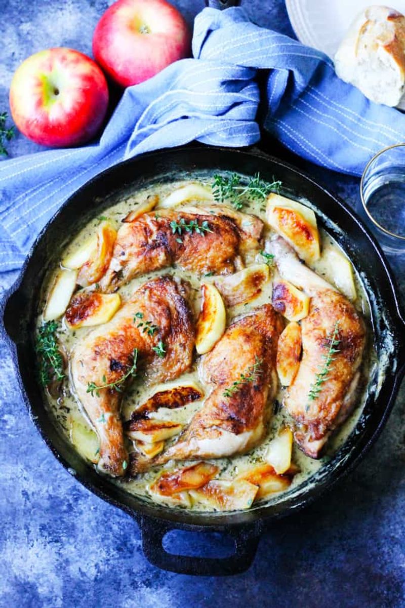 Poulet a la Normande (Normandy Chicken)