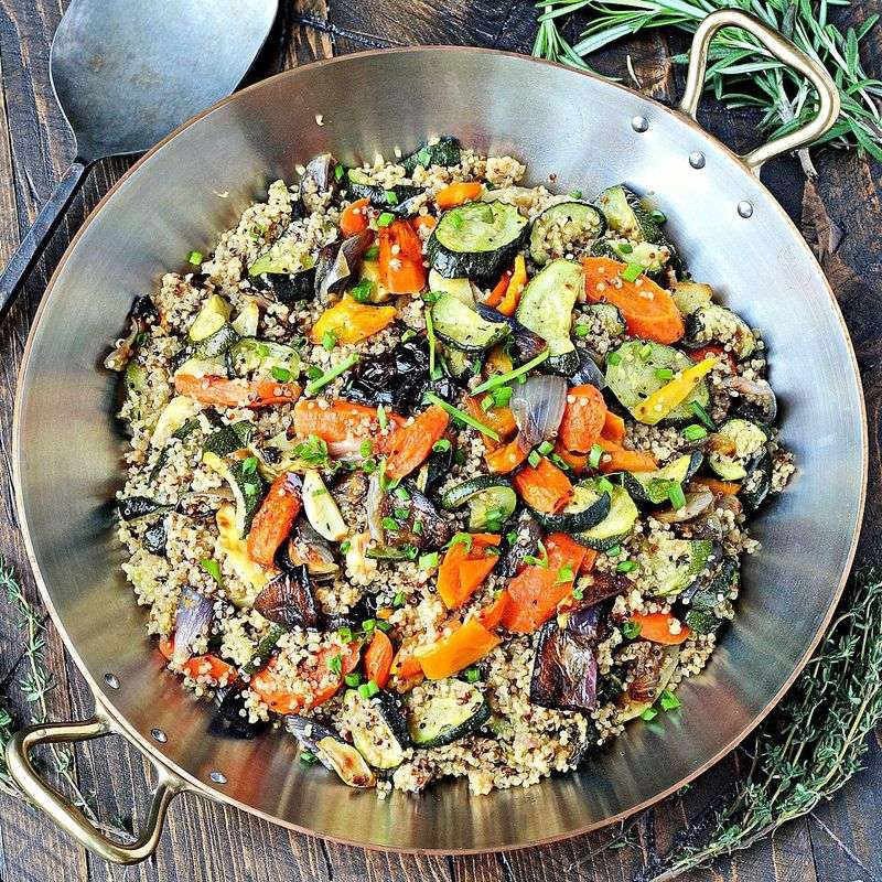Quinoa and Roasted Vegetable Bowl