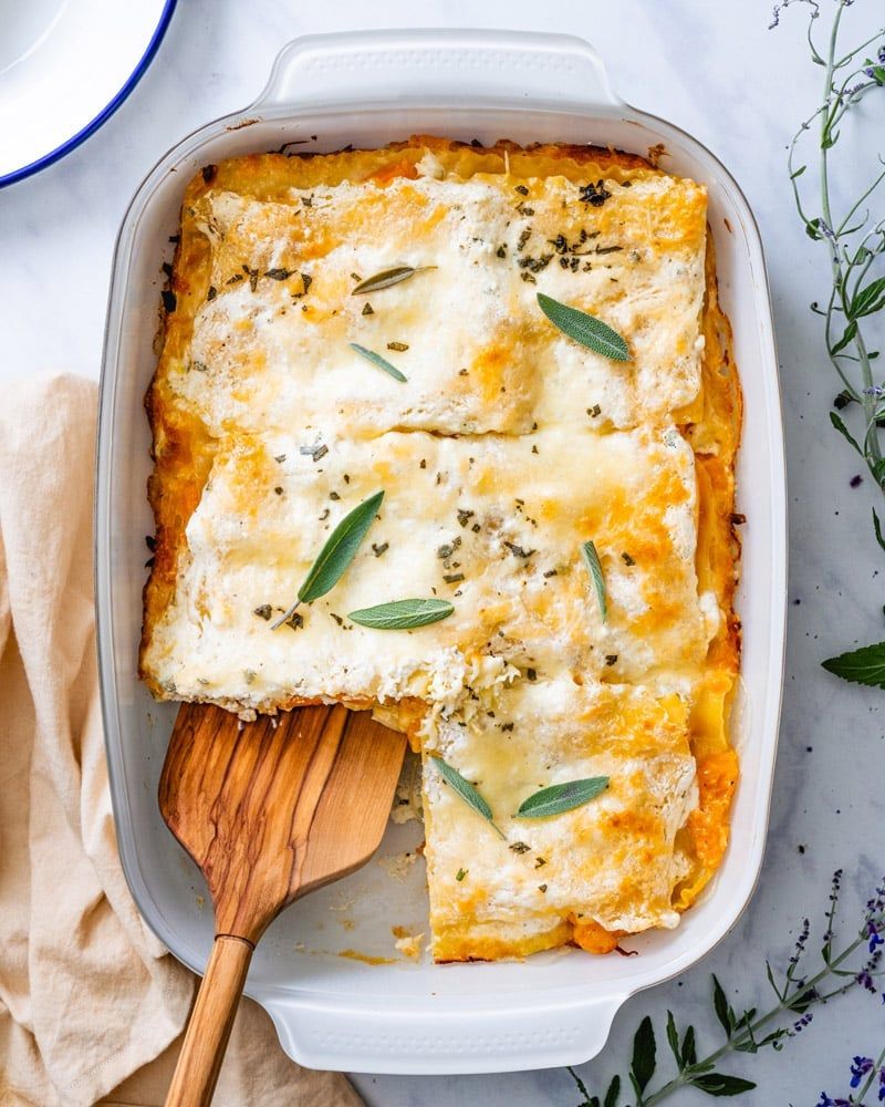 Butternut Squash and Sage Lasagna Casserole