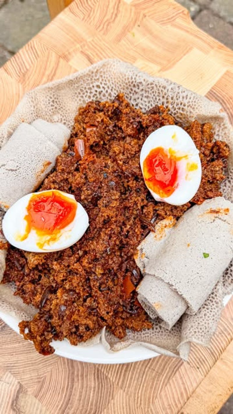 Ethiopian Firfir Injera Bowl