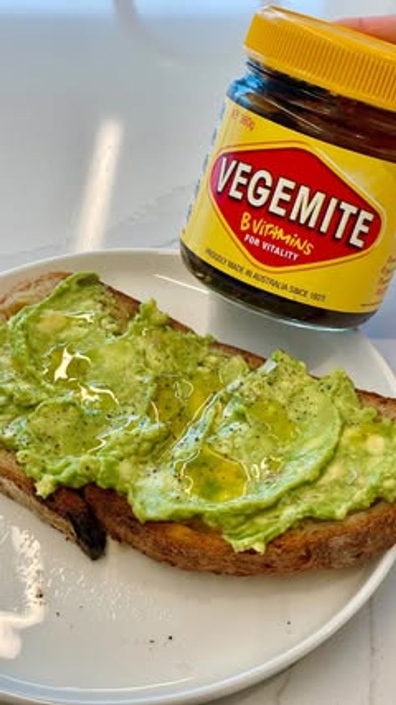 Vegemite and Avocado on Toast