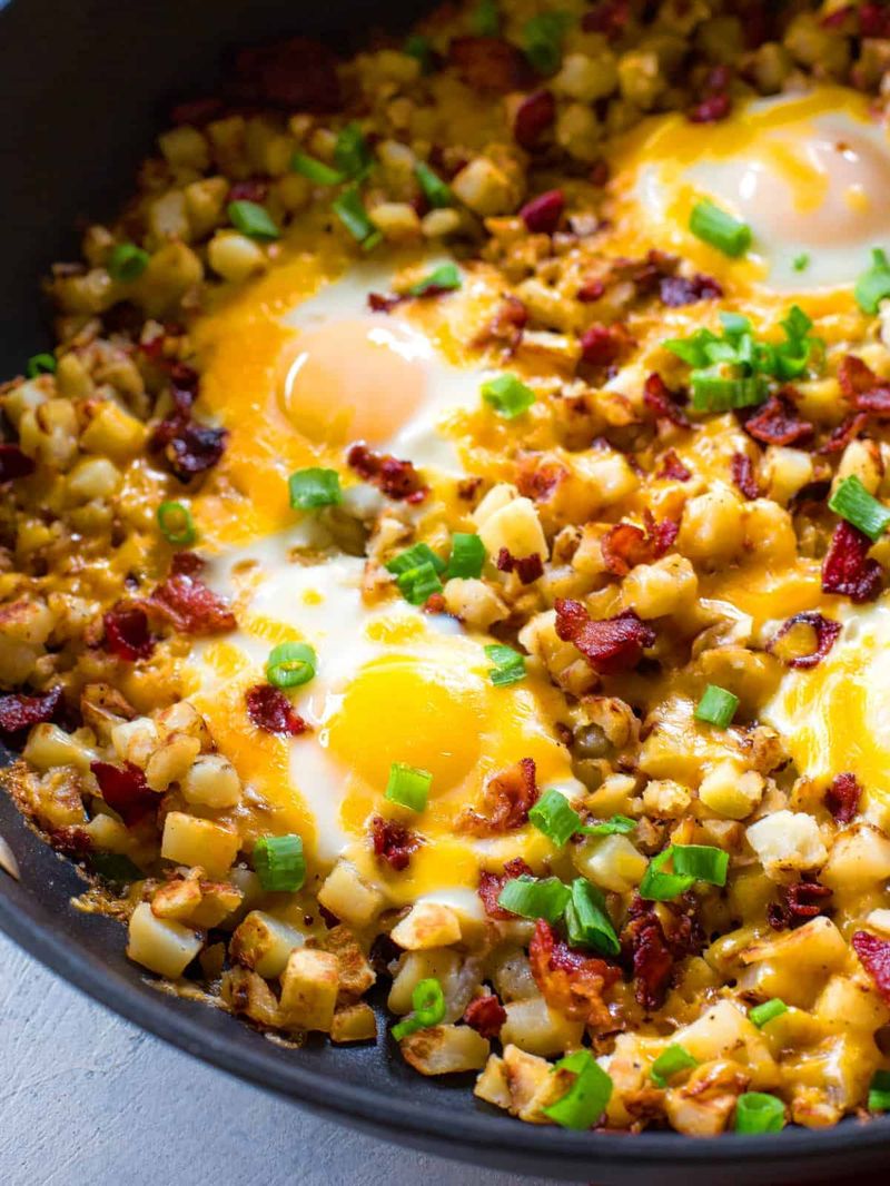 Chips and Egg Breakfast Skillet