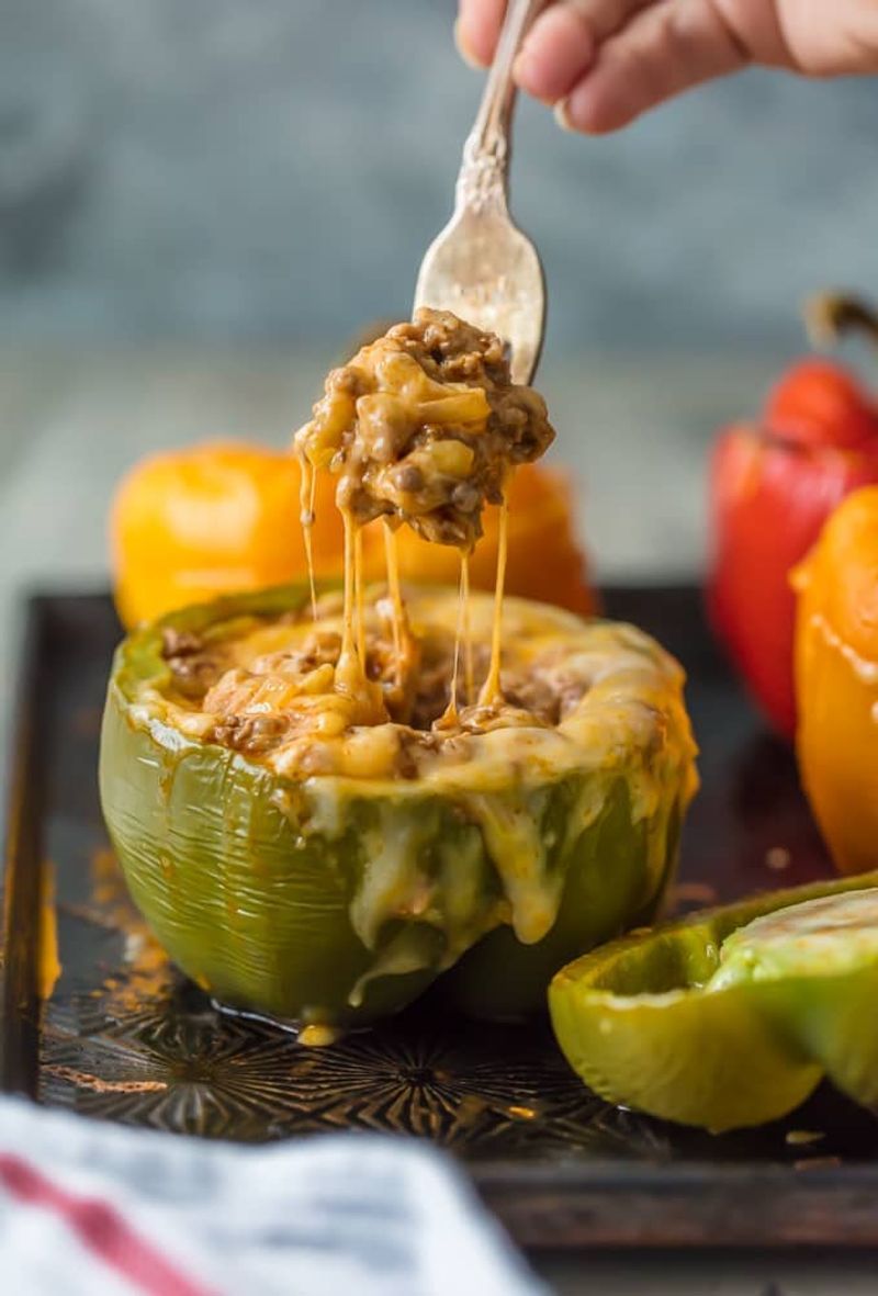 Chip-Stuffed Peppers