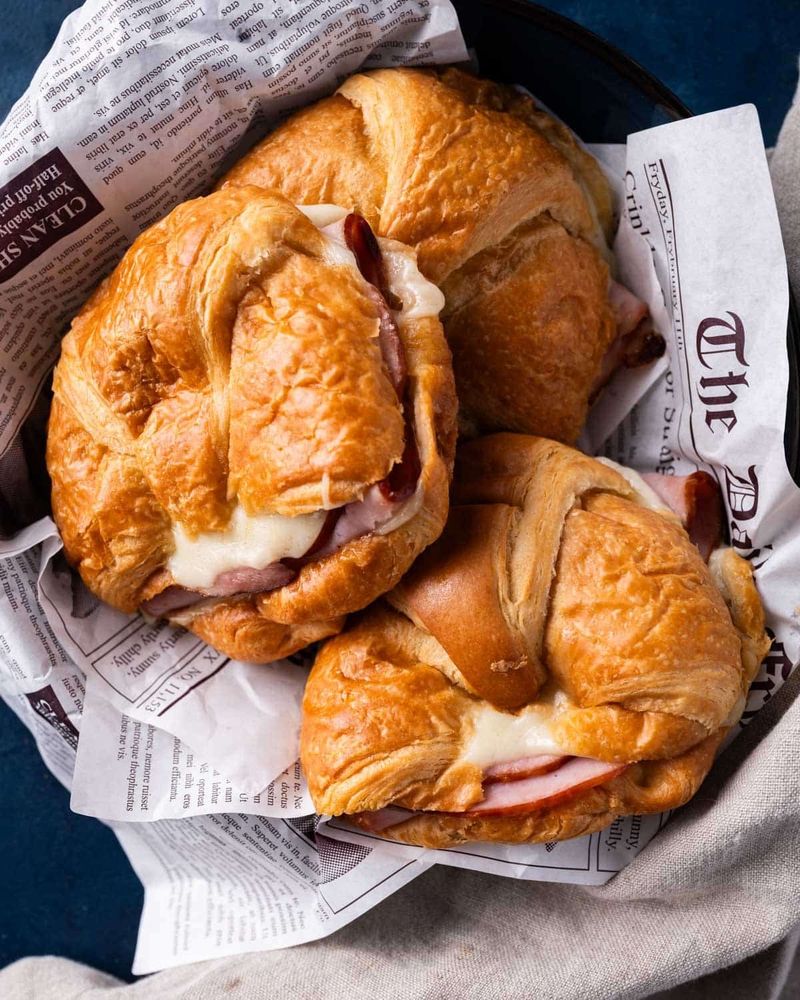 Ham and Cheese Croissants